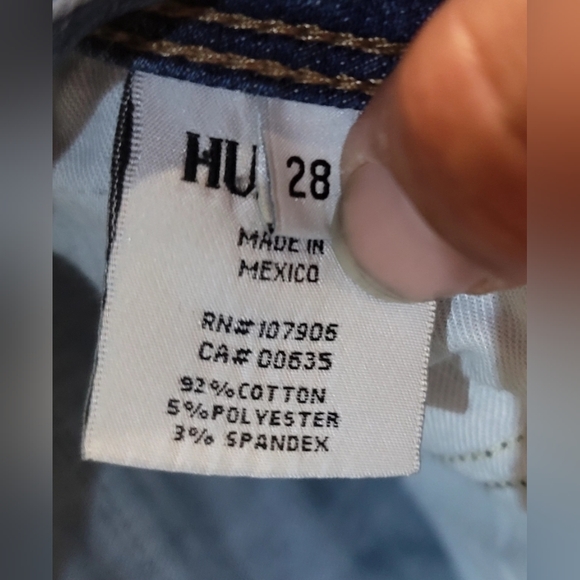 Hudson | Mid Rise Blue Collin Skinny Fit Ankle Jeans Flap Pocket | Size… - Picture 5 of 7